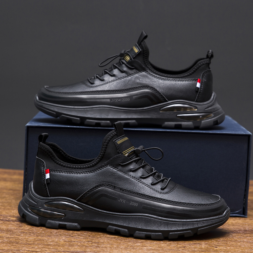 Men's Fleece Lined Padded Warm Keeping Waterproof Sneakers
