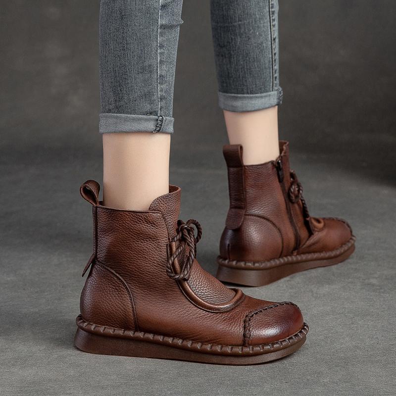 Womens Soft-soled Soft-upper Casual Non-slip Ankle Boots foto 5