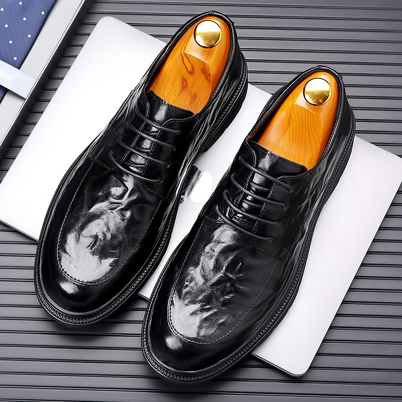 British Business Dress Leather Shoes Men foto 4