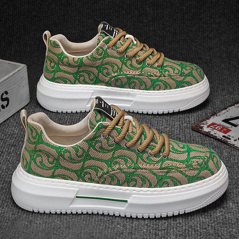 Printed Comfortable Men's Casual Canvas Shoes foto 4