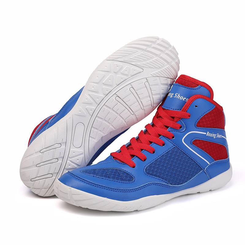 Professional Boxing Shoe High-top Fitness Training Shoes foto 5