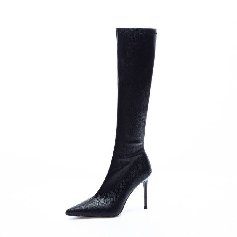 Over-the-knee Long Tube Pure Pointed Fashion Boots foto 2