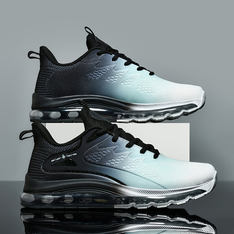 Button Cushion Damping Non-slip Plus Size Tide Shoes Sports Ultralight Running Shoes foto 3