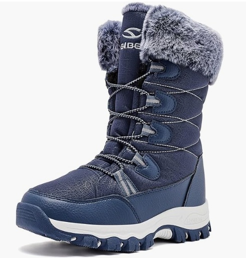 Warm Wide-toe Shoes Womens Mid-height Soft-soled Faux-fur Snow Boots For Winter foto 4