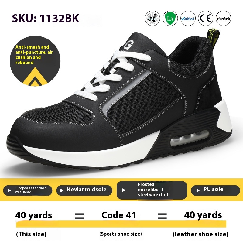 Labor Protection Shoes Men's Attack Shield And Anti-stab Summer foto 2