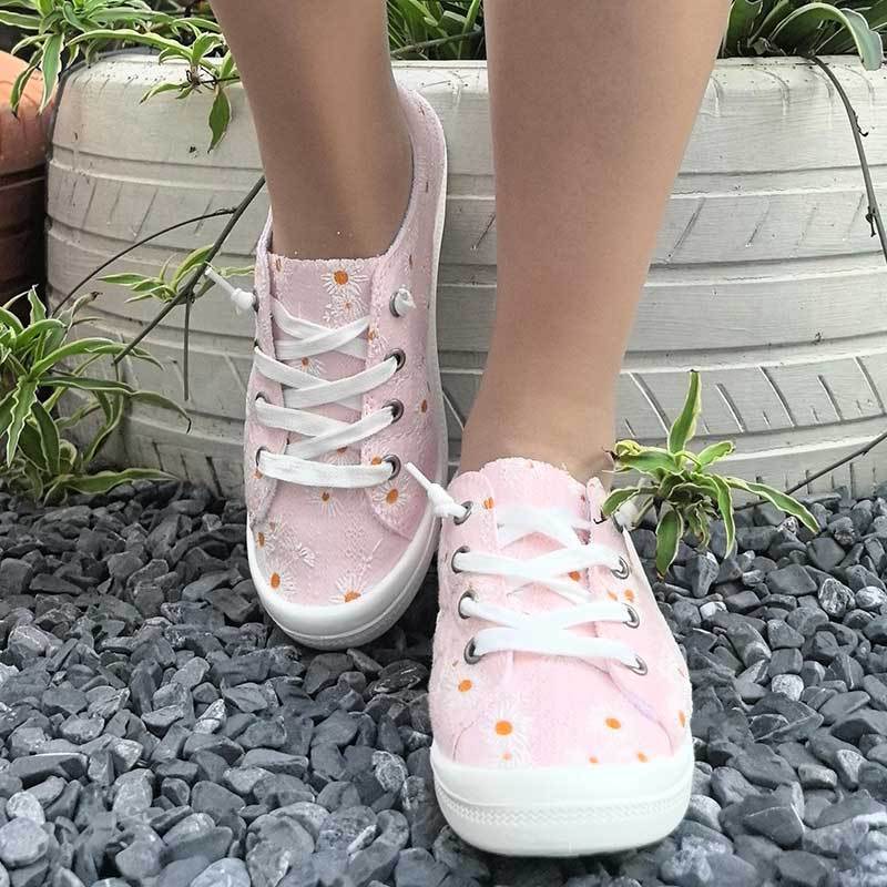 Plastic Lightweight Casual Womens Canvas Shoes foto 4