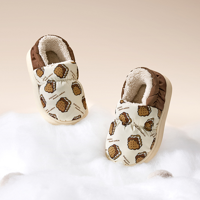 Plus Velvet Thick Cotton Shoes Autumn And Winter Slippers foto 4