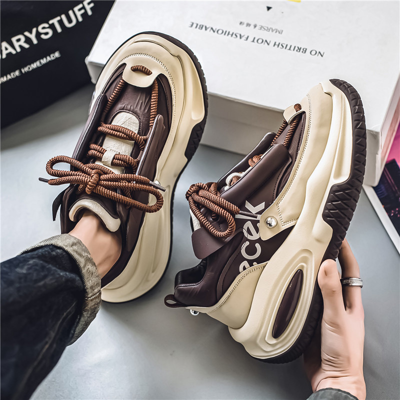 Men's Casual Sports Waterproof Dad Shoes Trendy All-matching foto 2