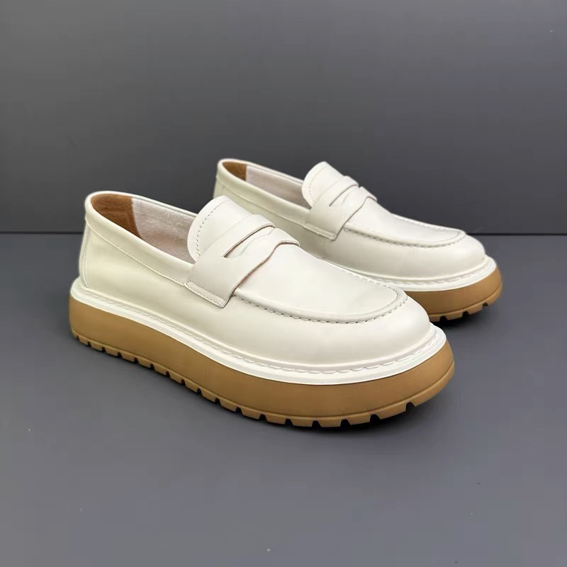 Leather One Pedal Lazy Casual Sneakers foto 5