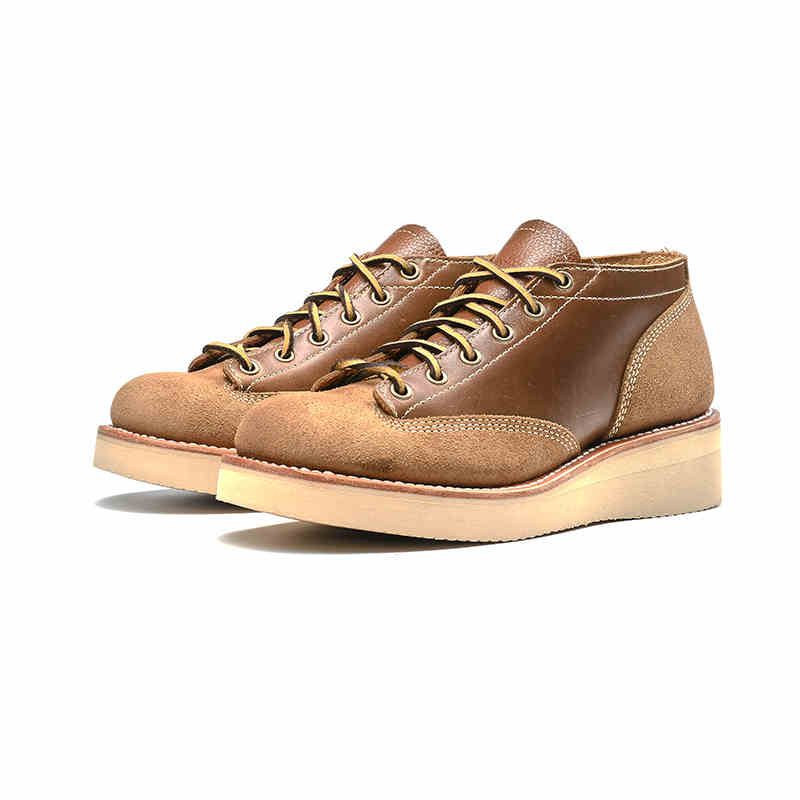 Casual Low-top Short Face Vintage Work Boots foto 4