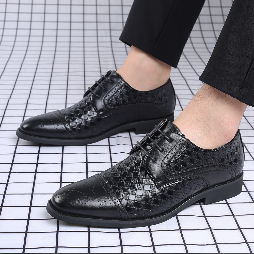 Men's Trendy Business Casual Leather Shoes foto 2