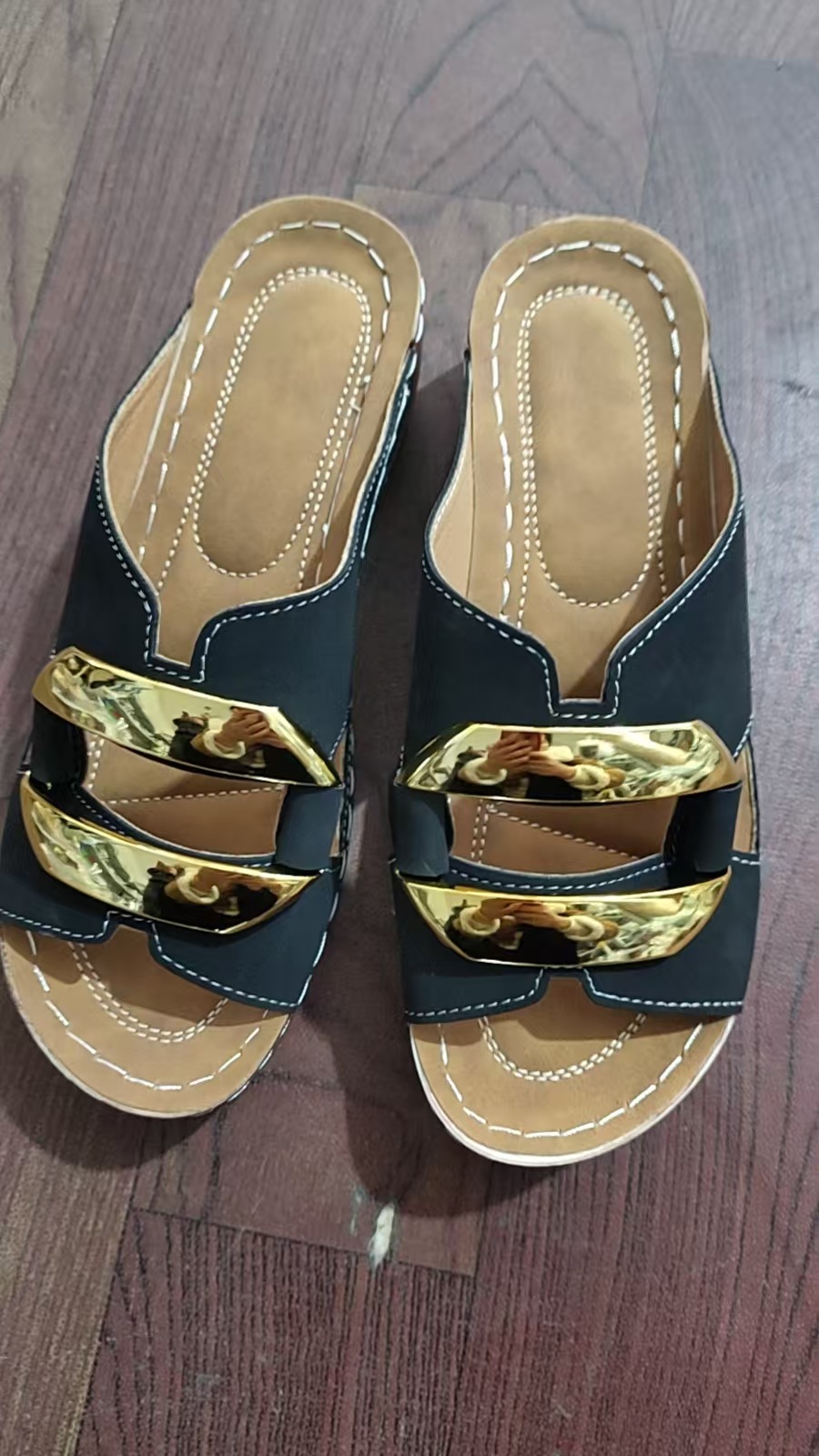Sandals Roman Style Breathable Casual Platform Flip-flops Lightweight New Comfort Summer Flat Heel foto 3