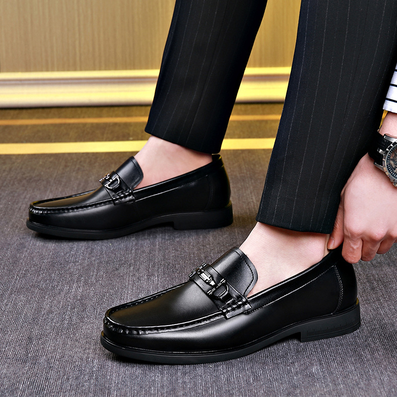 Men's Business Comfortable Breathable Leather Shoes foto 4