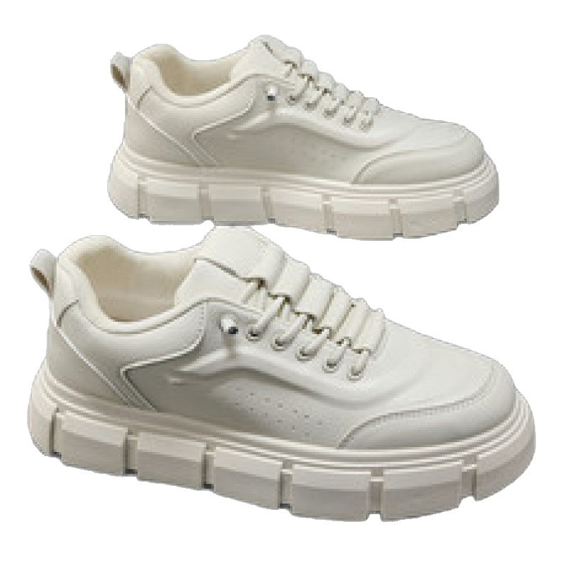 Mens Stylish Microfiber Chunky-soled Trendy All-match Casual Shoes foto 5