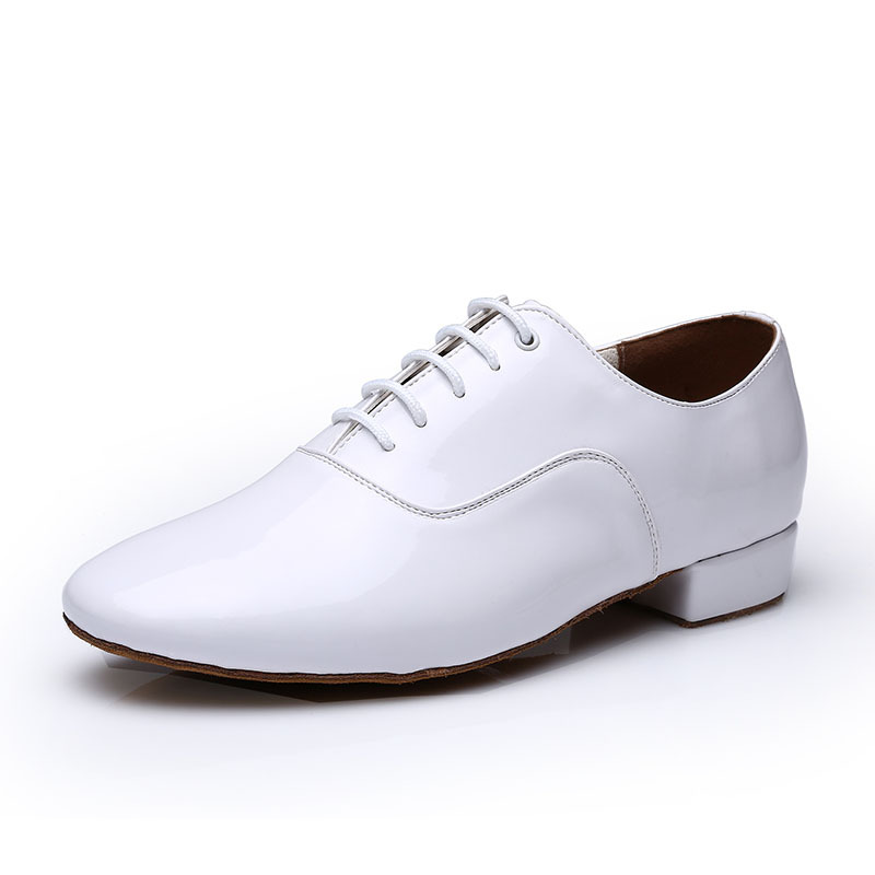 Latin Dance Shoes Men's Mid Heel Soft Bottom Practice Shoes