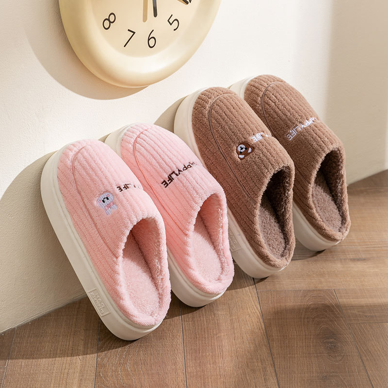 Cotton Slippers For Women For Spring Autumn And Winter For Home Use foto 2