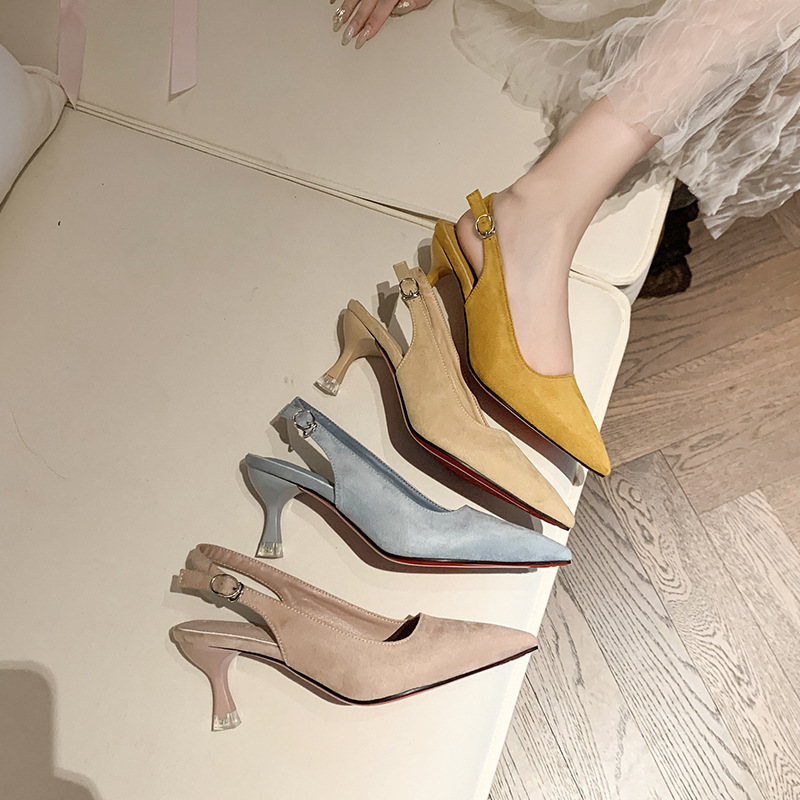 Spring And Summer Stiletto Heel Pointed High Heels foto 2