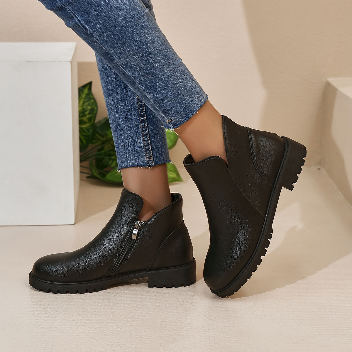 Casual British-style Low-cut Ankle Boots foto 3