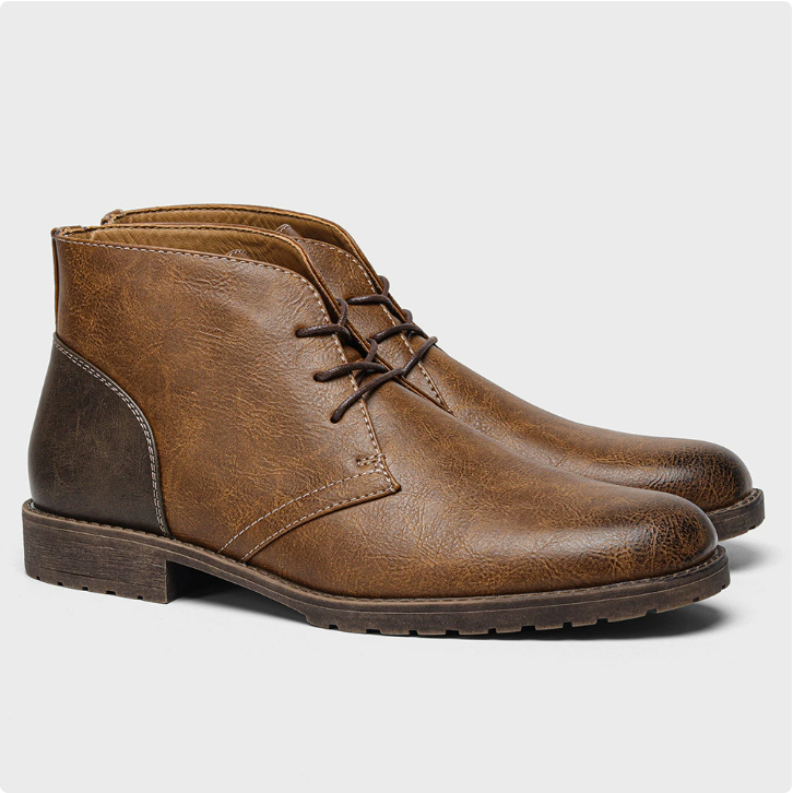 Men's Retro Style Work Boots foto 2