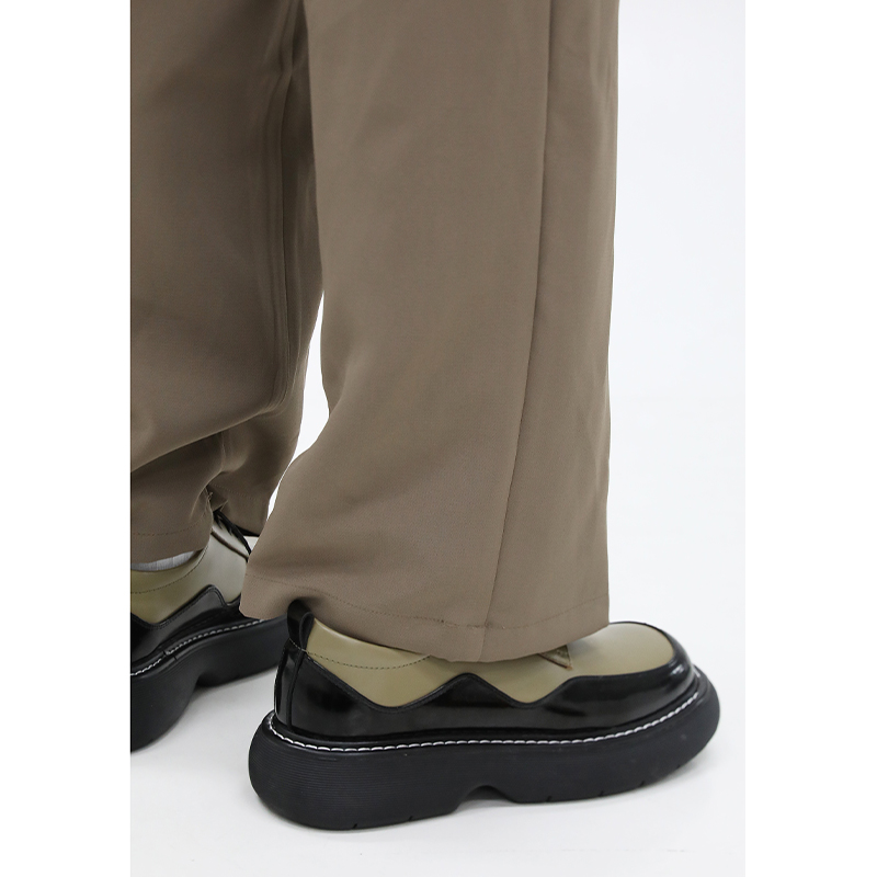 Matching Color Casual Leather Shoes Fashion Men Thick Soled Big Head foto 5