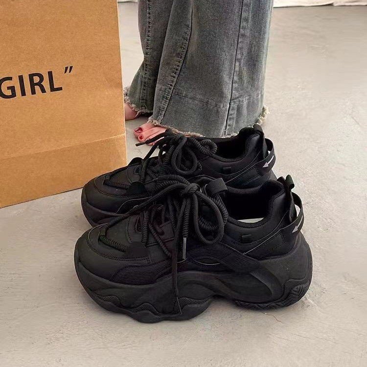 Women's Platform Fashion Lace Up Casual Sneakers foto 4