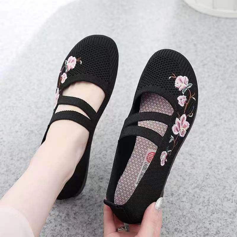 Middle-aged And Elderly Slip-on Soft Bottom Non-slip Flat Shoes foto 5