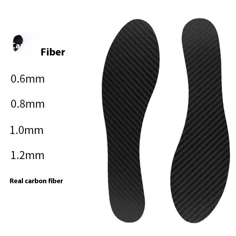 Full Palm Carbon Fiber Insoles Arch Support Shoeboard foto 2