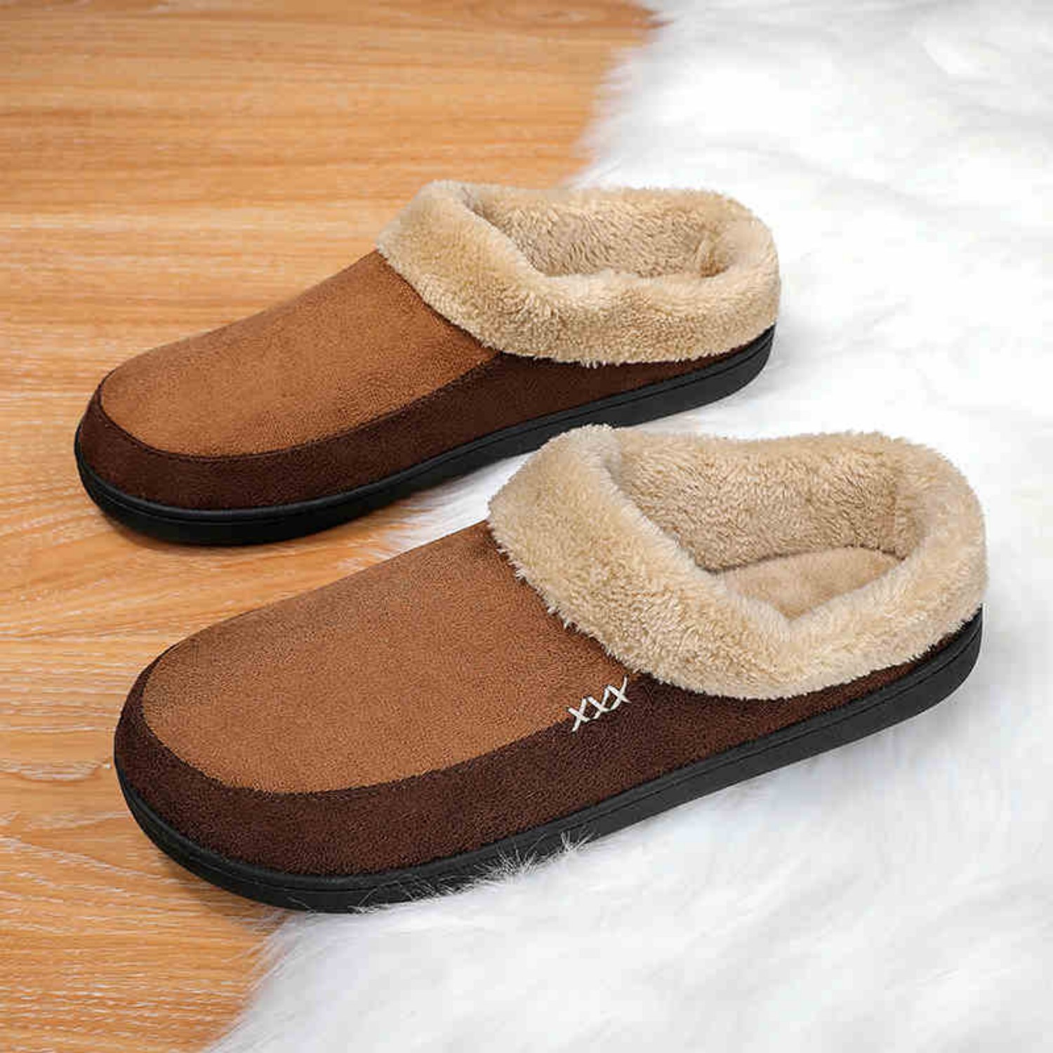 Cotton Slippers Men's Winter Plus Size foto 2