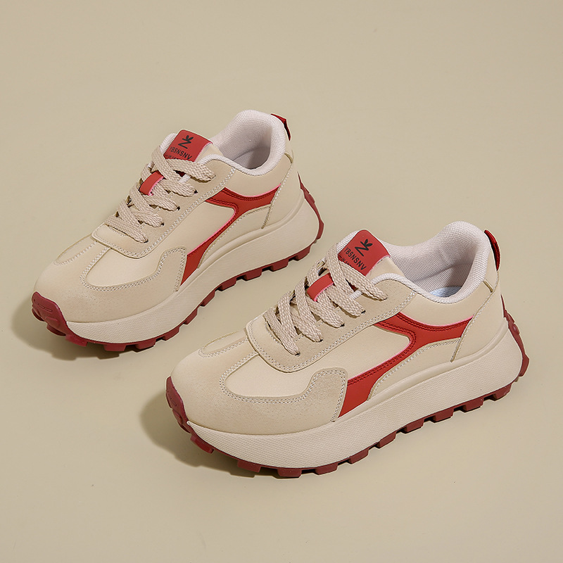 Spring Student Sports Running Leisure Platform Height Increasing Shoes foto 2