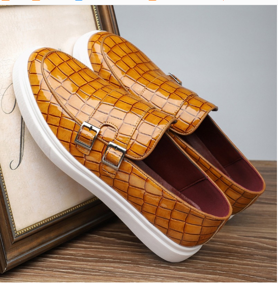 Autumn And Winter Men's Leather Shoes Fashionable Young And Middle-aged Soft Bottom Non-slip foto 5