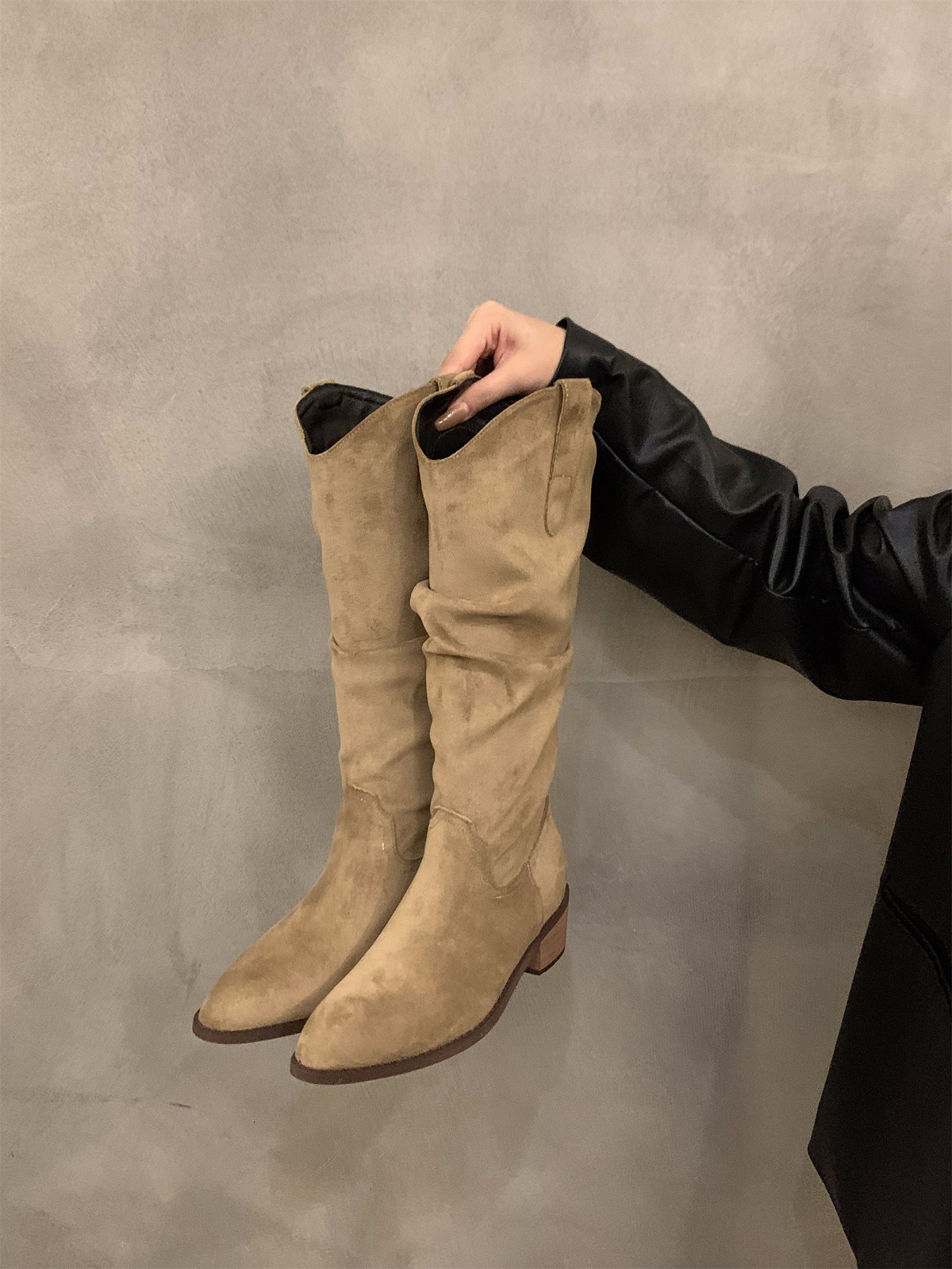 Pointed-toe Western Denim Boots Children foto 5