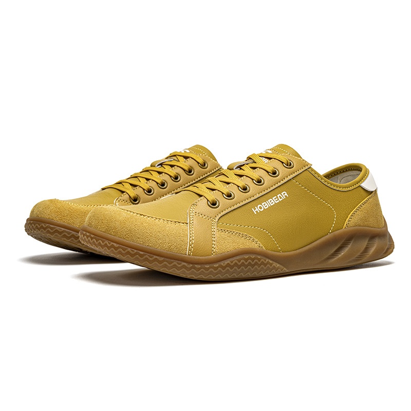 HOBIBEAR Springautumn PU Leather Wide-toe Shoes With Soft Soles foto 3