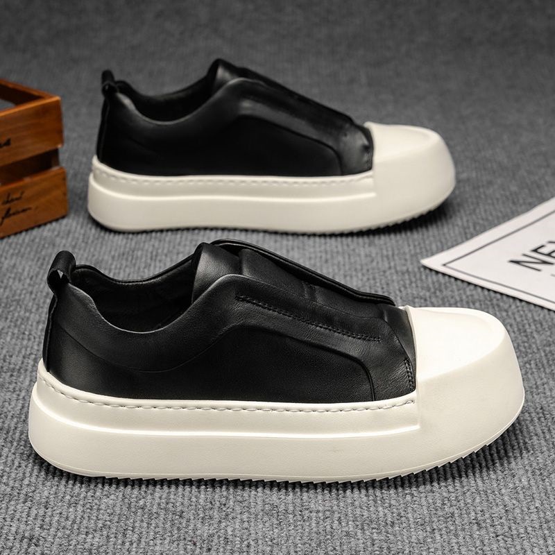New Autumn Leather All-Match Trendy Casual Shoes For Men foto 2