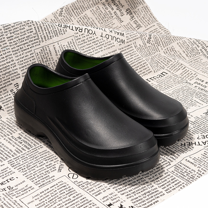 Platform Operating Room Slippers Men's All-inclusive Hole Shoes Men foto 5