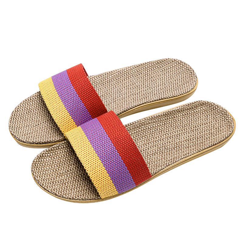 Linen Slippers Deodorizing Sweat-absorbing And Quiet foto 4