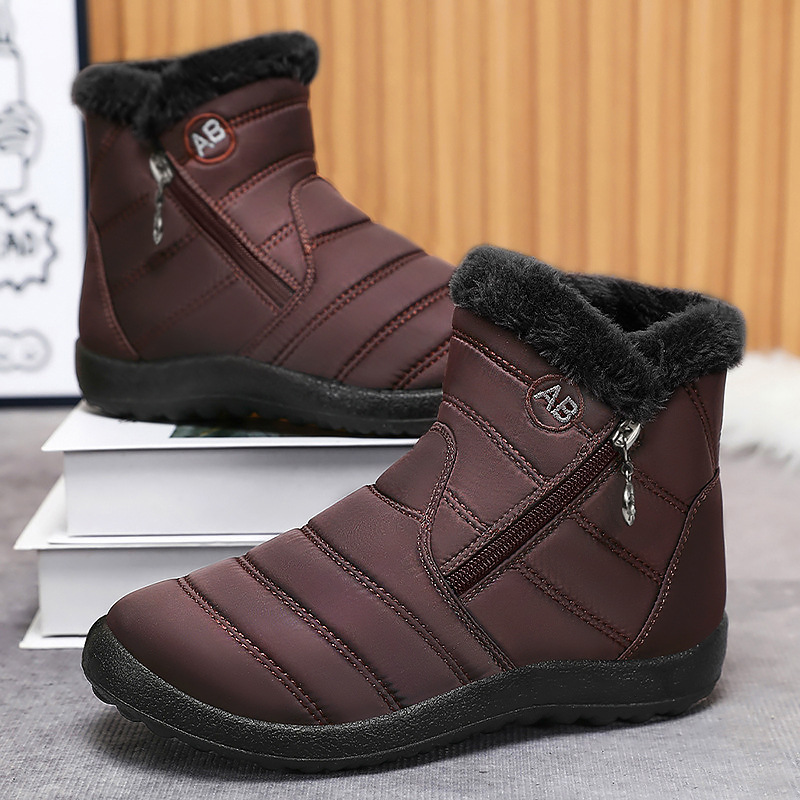 Womens Winter Cotton Shoes New PU Style For Foreign Trade foto 2