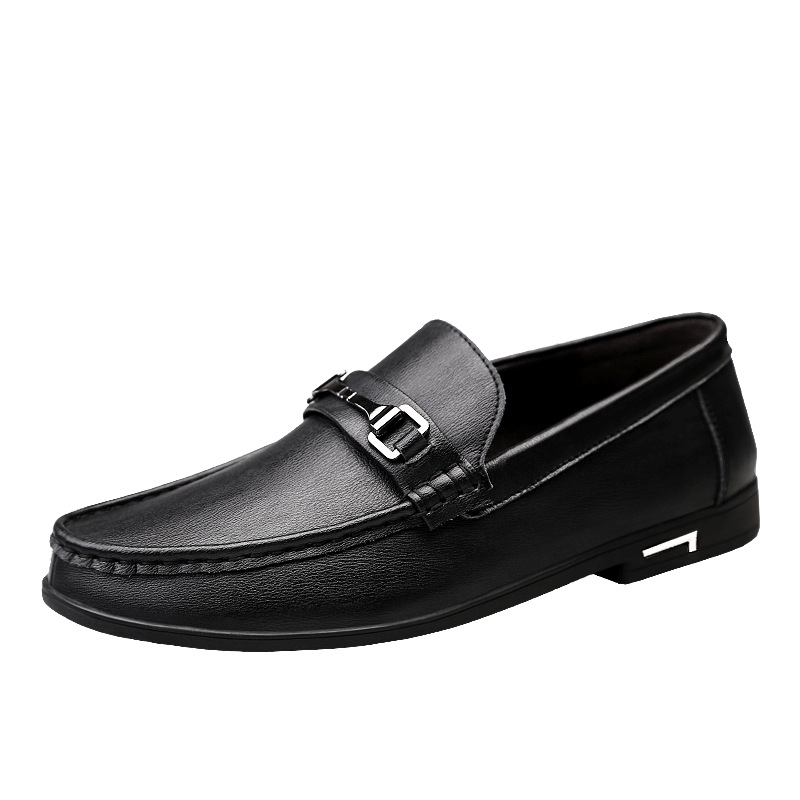 Fashion Personality Male Platform Casual Leather Shoes foto 2