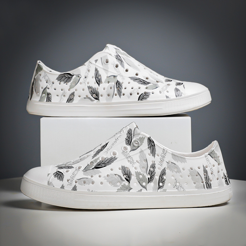 Hole Shoes Graffiti Men's And Women's Outdoor Casual Air-permeable Beachwear Sandals foto 3