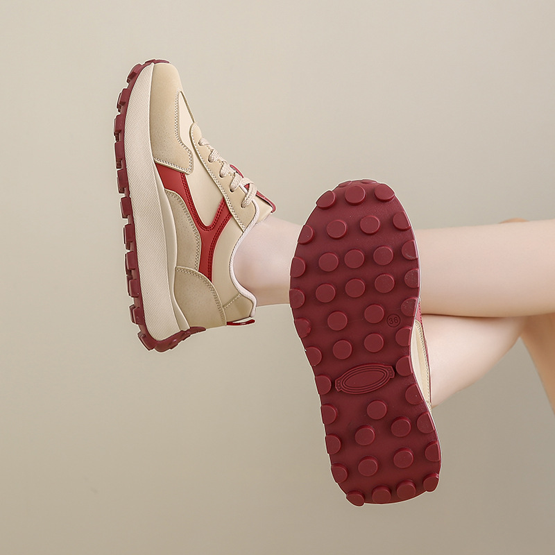 Spring Student Sports Running Leisure Platform Height Increasing Shoes foto 5