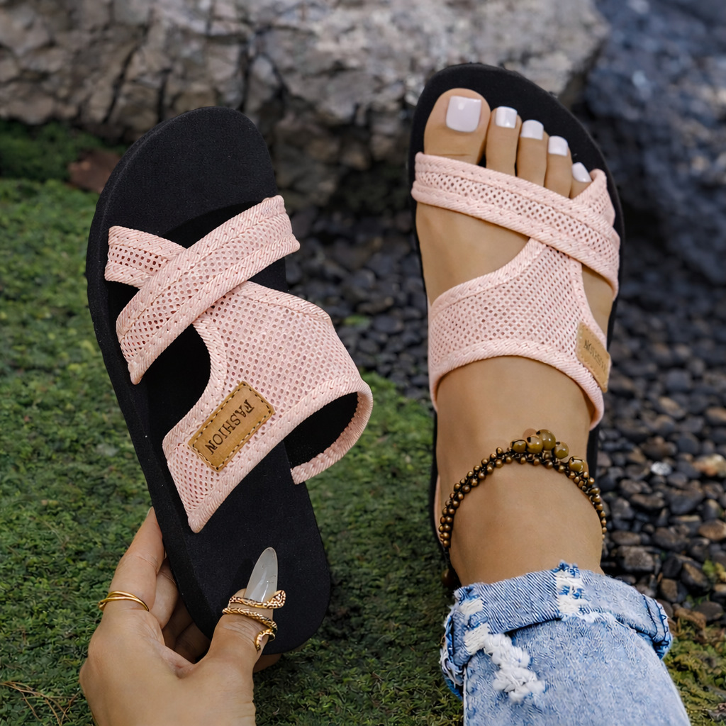 Womens Slippers Lightweight And Comfortable With A Flat Sole foto 4