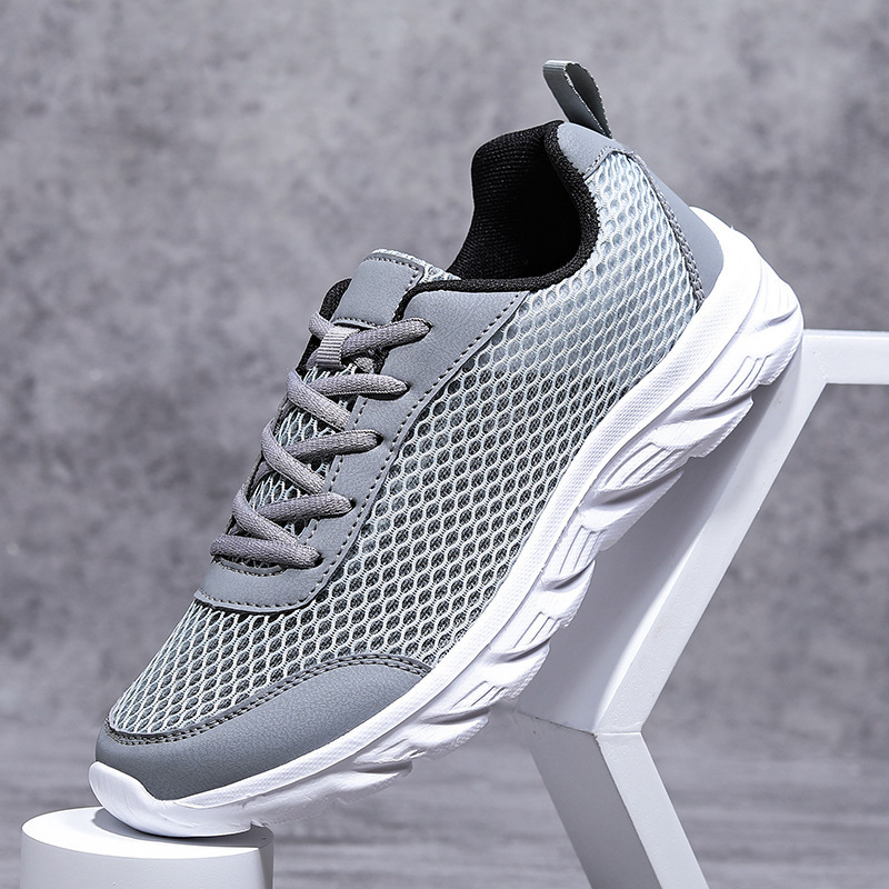 Couple Flying Woven Casual Sneaker Men's Mesh Running Shoes foto 4