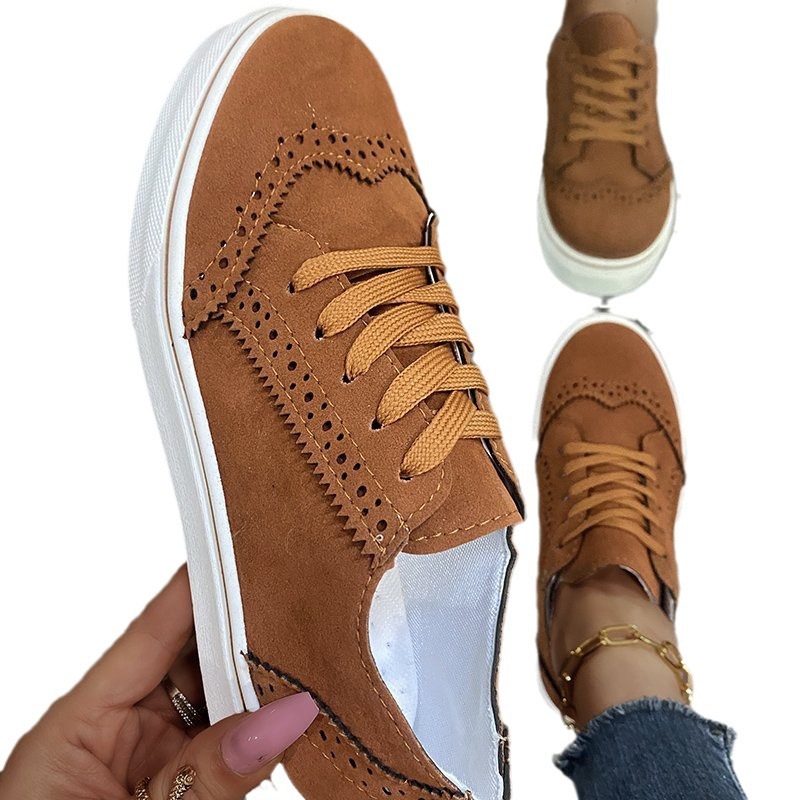 Comfortable Casual Women's Round Toe Flat Solid Color Single Shoes foto 4