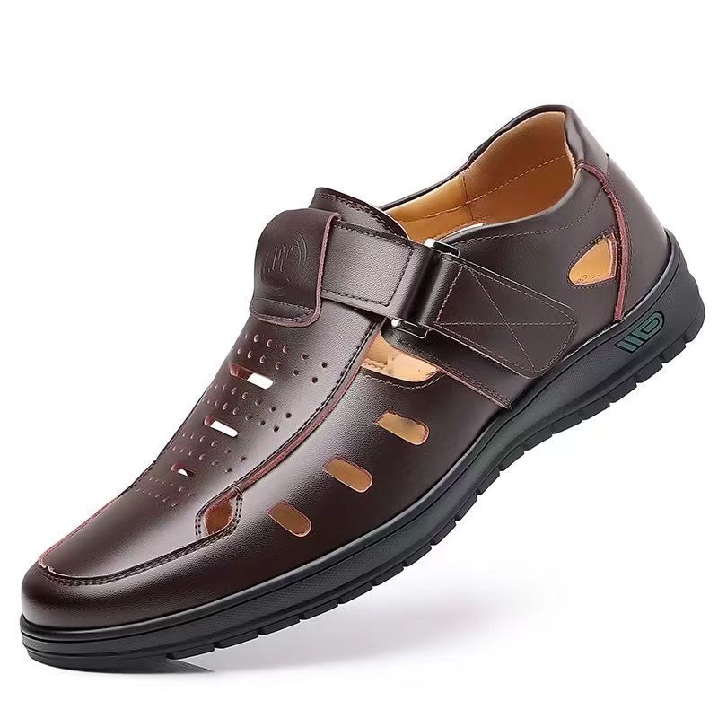 Casual Breathable Summer Hollow Sandals Men foto 3