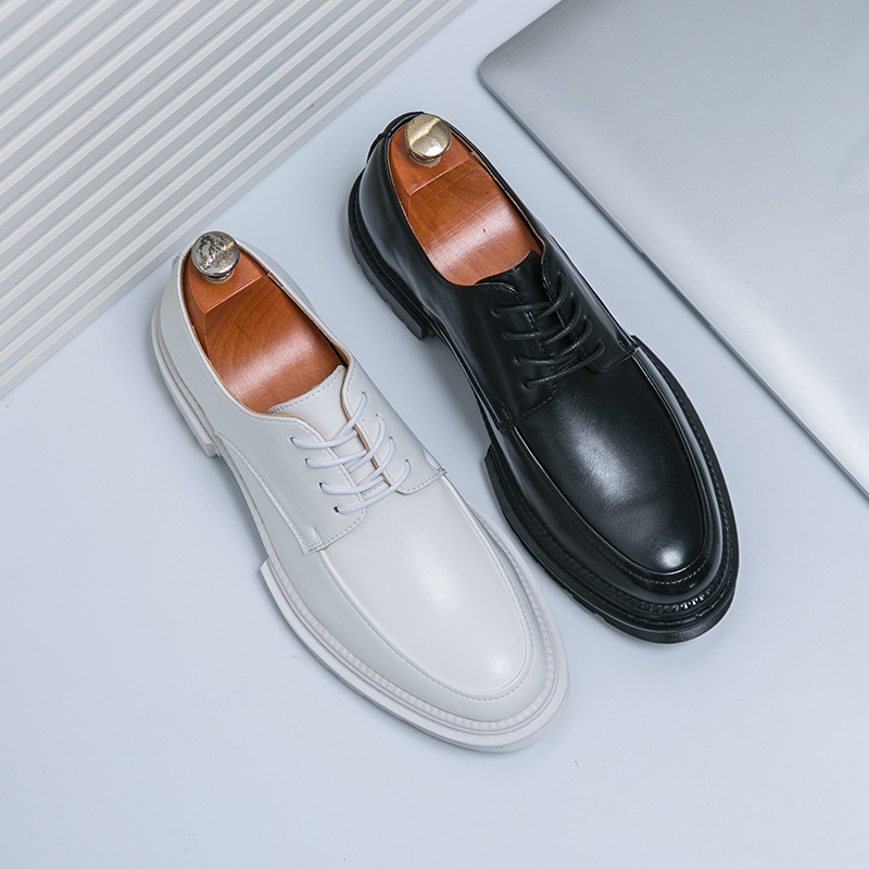 Business Casual Leather Shoes Trendy foto 5
