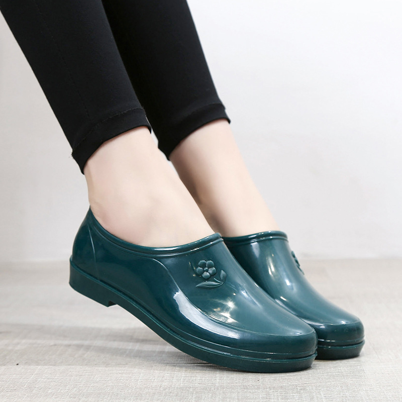 Women's Flat Non-slip Short Rain Boots