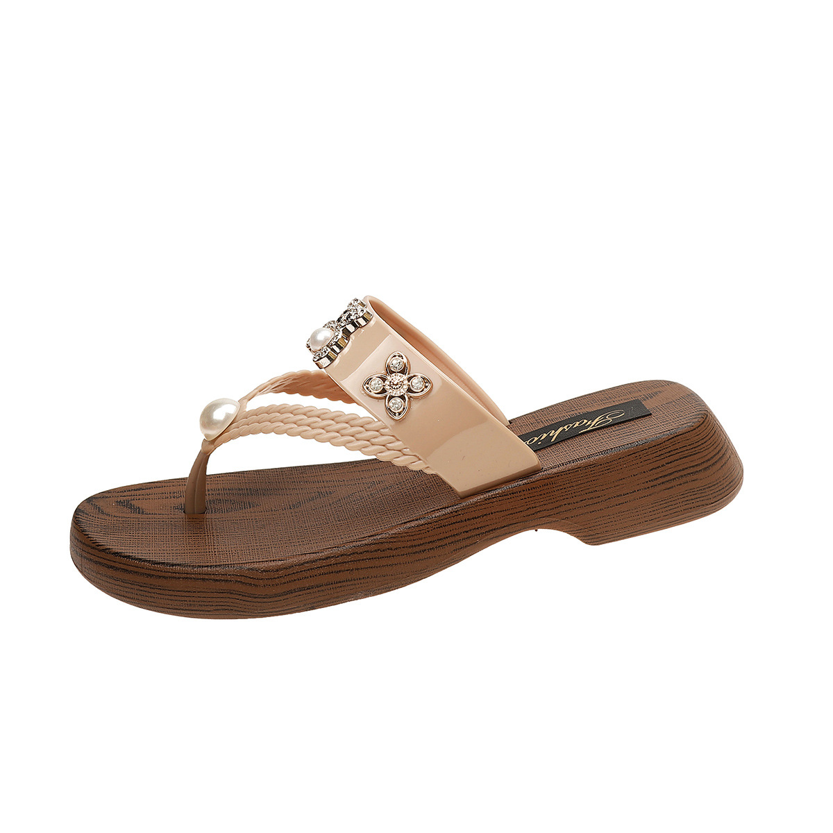 Women's Flip-flops Fashionable New Style For Outdoor Wear With Flower Design foto 4