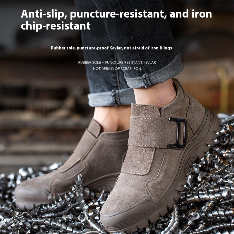 Fire-proof Splash-ironing Welder Working Protective Footwear foto 2