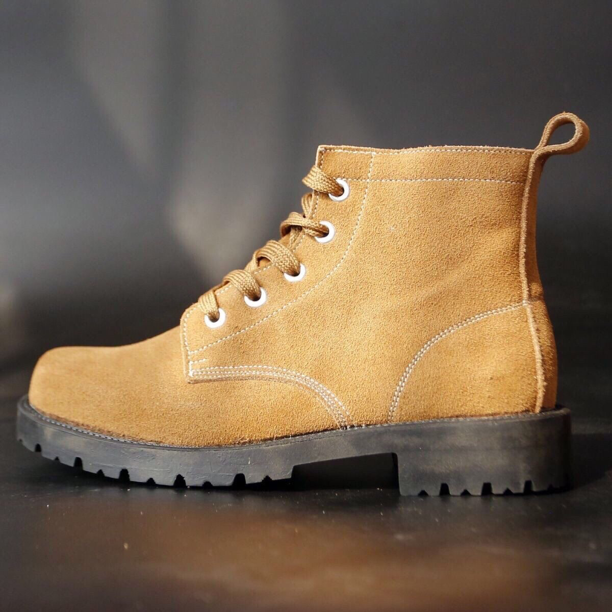 Fluffy Breathable Construction Site Protective Old-fashioned Big Head Shoes foto 5