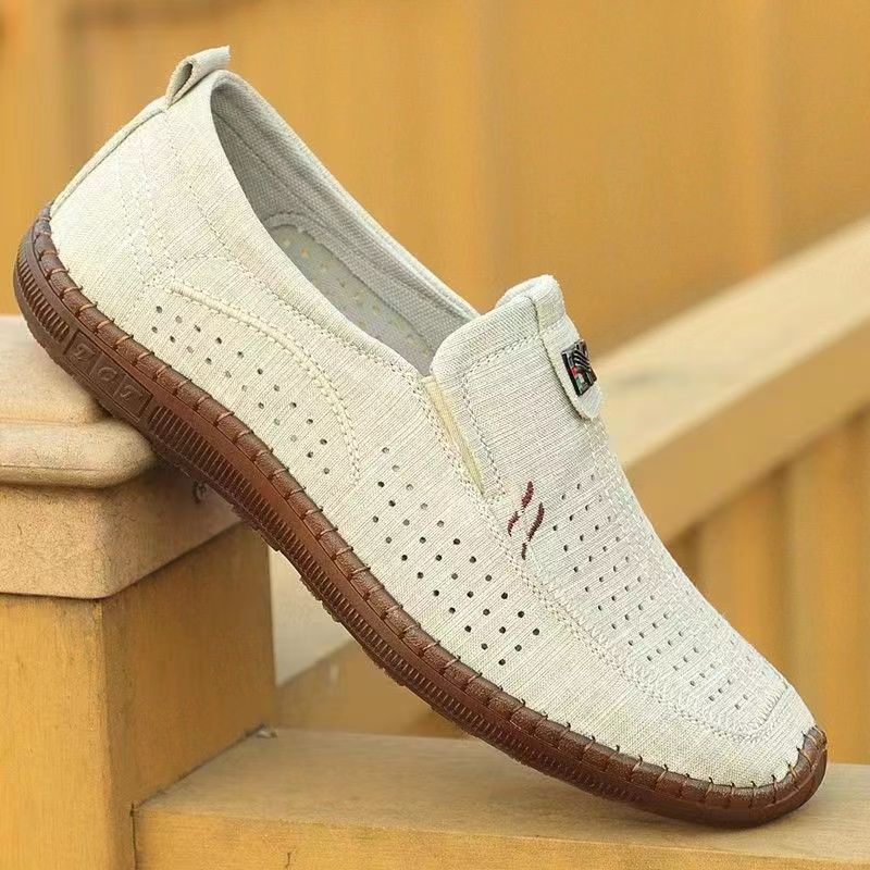 Old Beijing Cloth Shoes Summer Hollow Breathable Casual foto 5