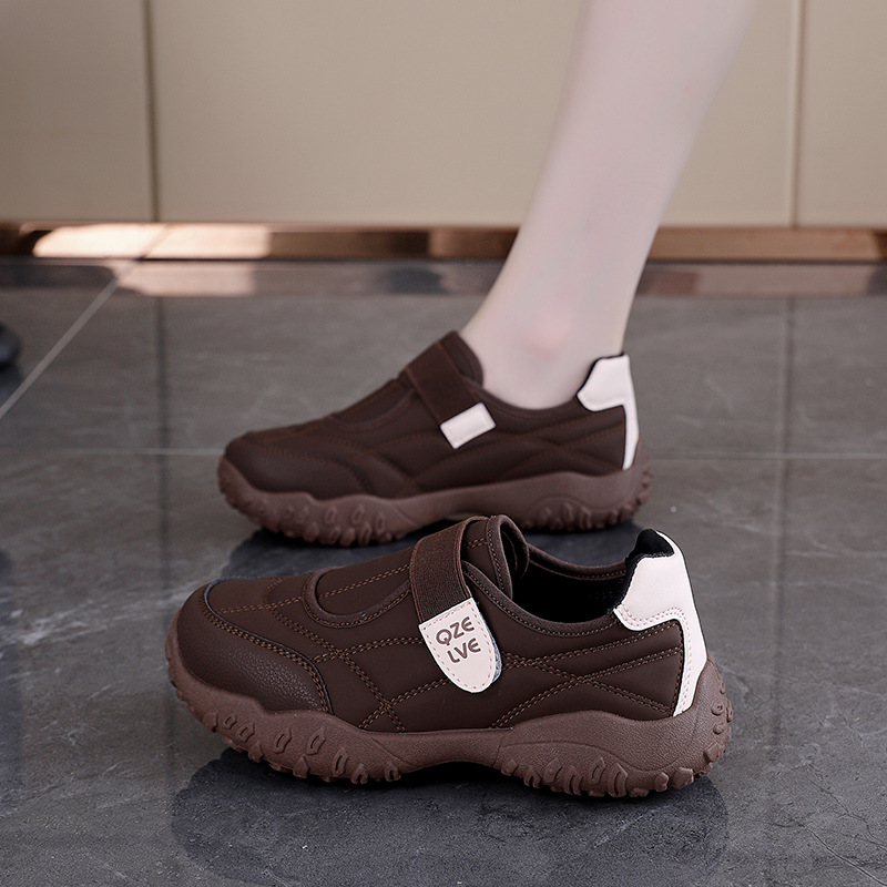 Womens Round-Toe Velcro Casual Sports Mary Jane Shoes foto 2
